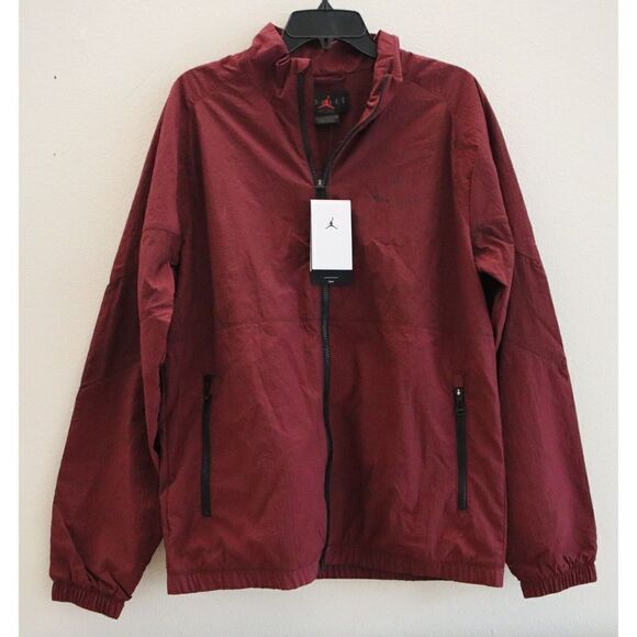 Nike DQ8073 680 Men Sz M Red Air Jordan 23 Engineered Full Zip Repel Jacket - Picture 2 of 7